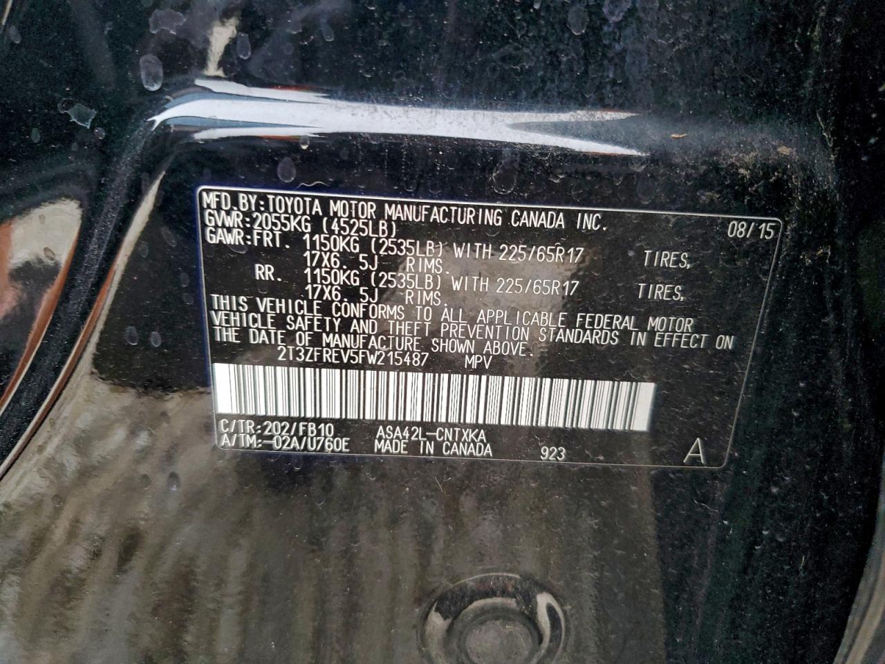 Toyota RAV4 Le Image 10