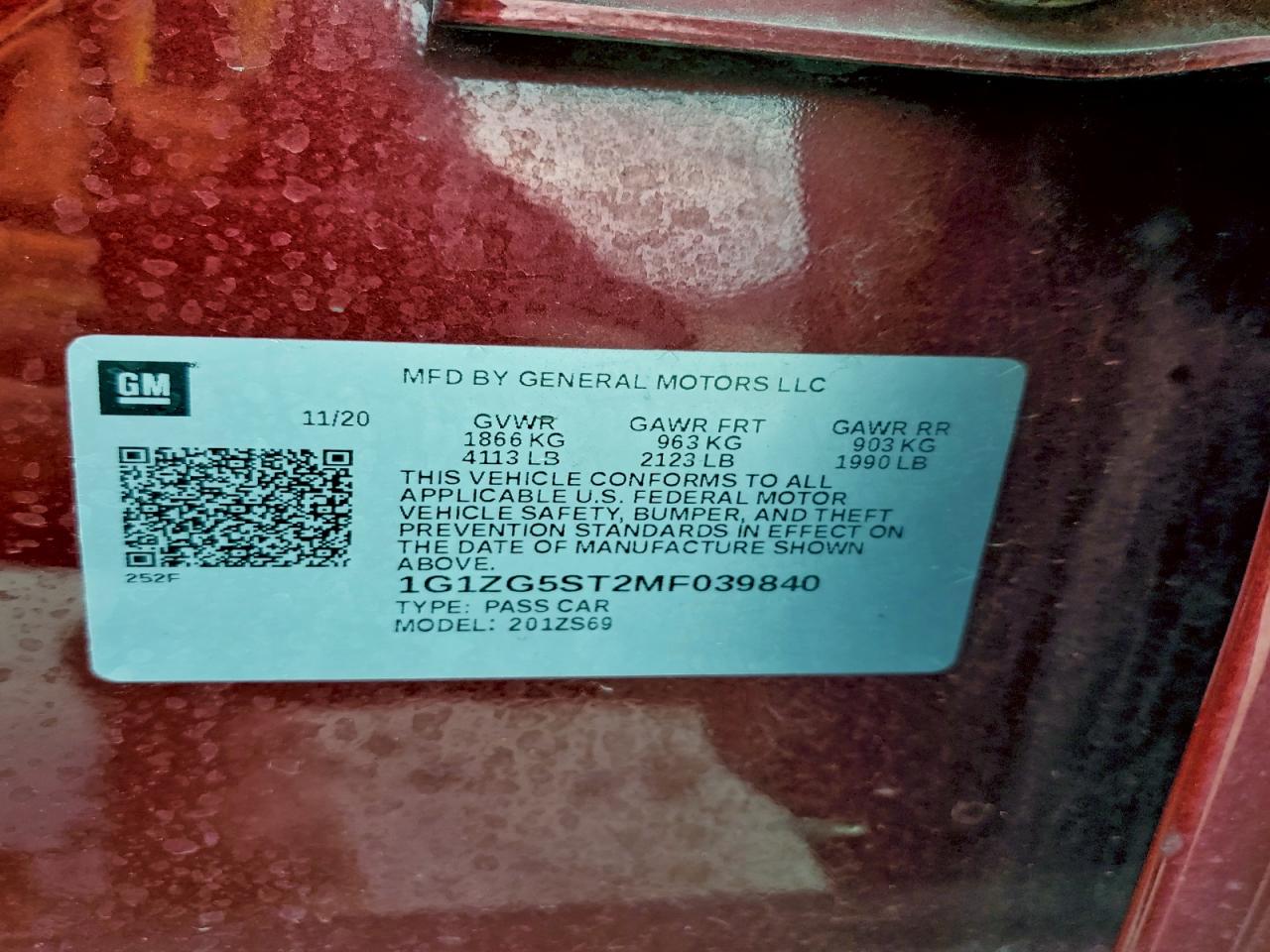 Chevrolet Malibu Rs Image 11