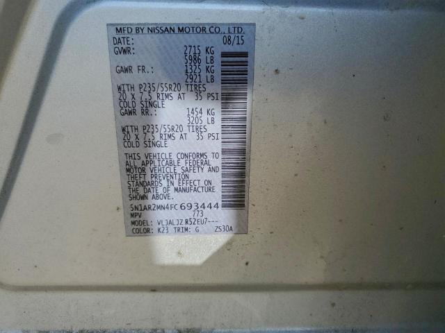 Nissan Pathfinder S Image 13