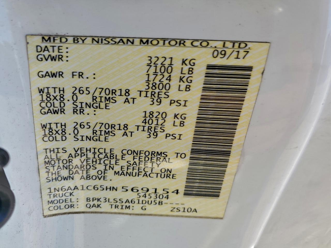 Nissan Titan Sv Image 11