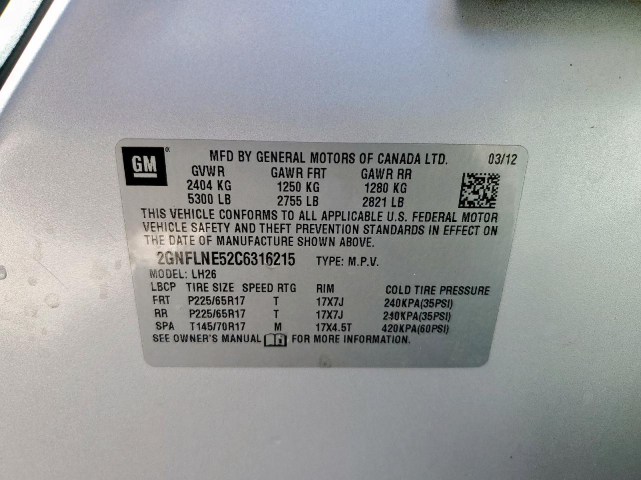 Chevrolet Equinox Lt Image 12