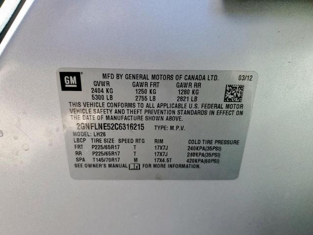 Chevrolet Equinox Lt Image 12