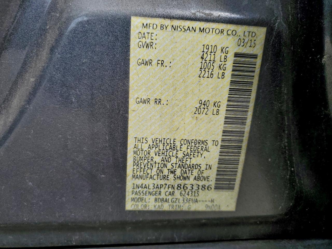 Nissan Altima 2.5 Image 6