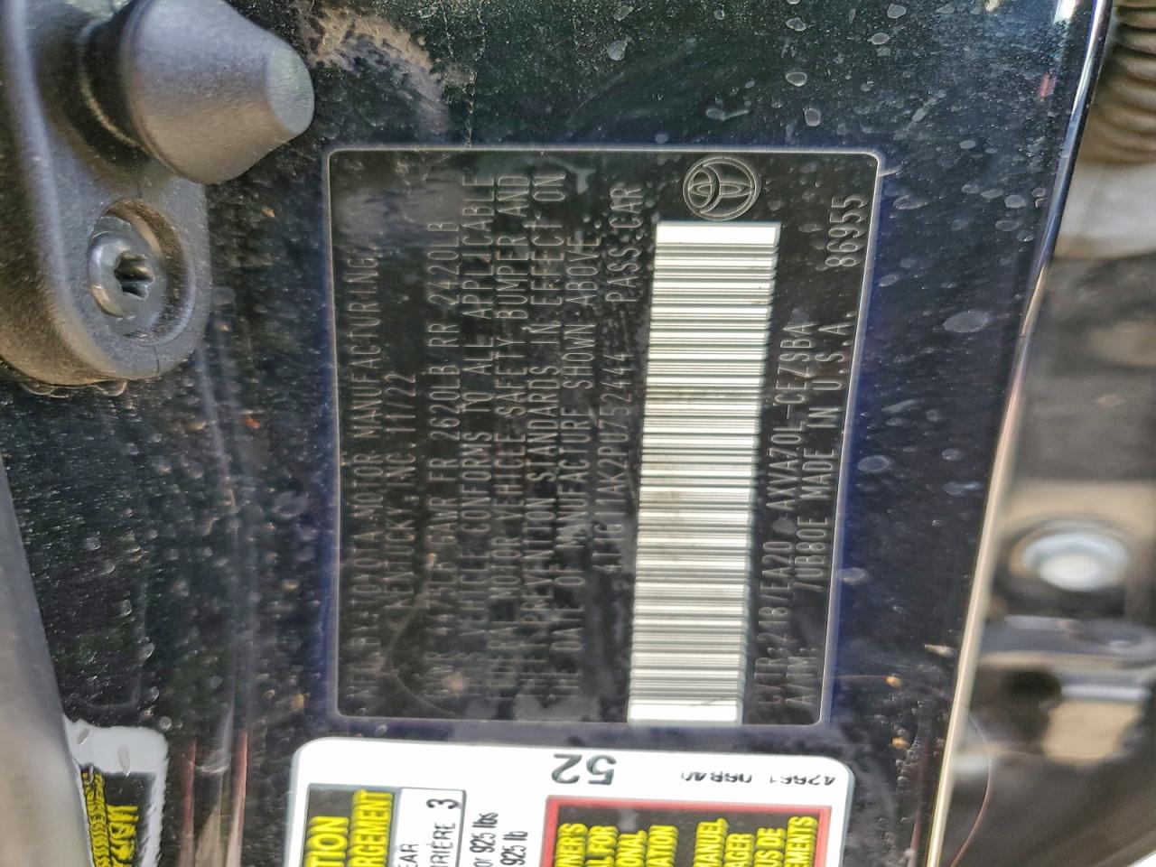 Toyota Camry Se Night Shade Image 12