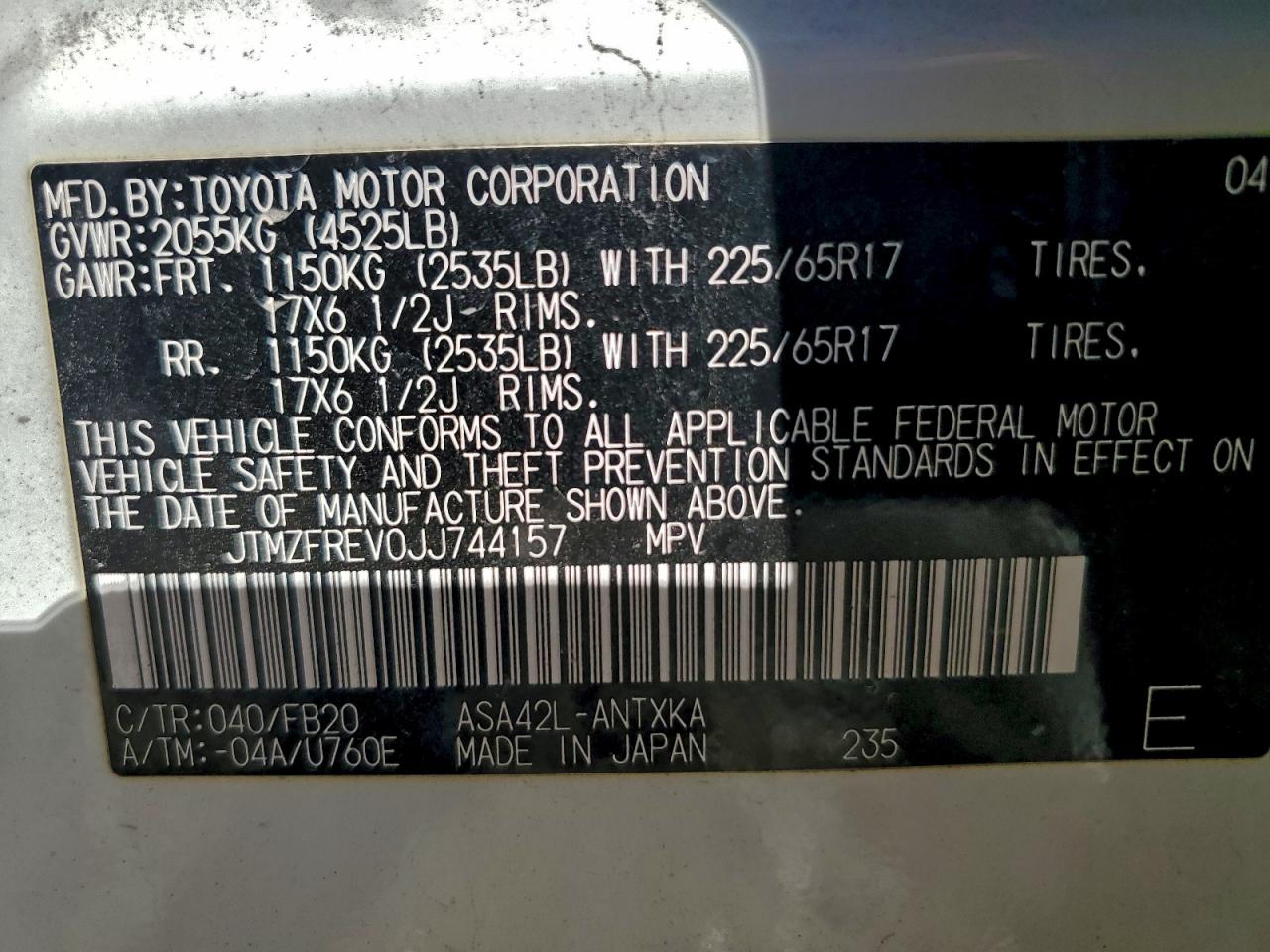 Toyota RAV4 Le Image 11