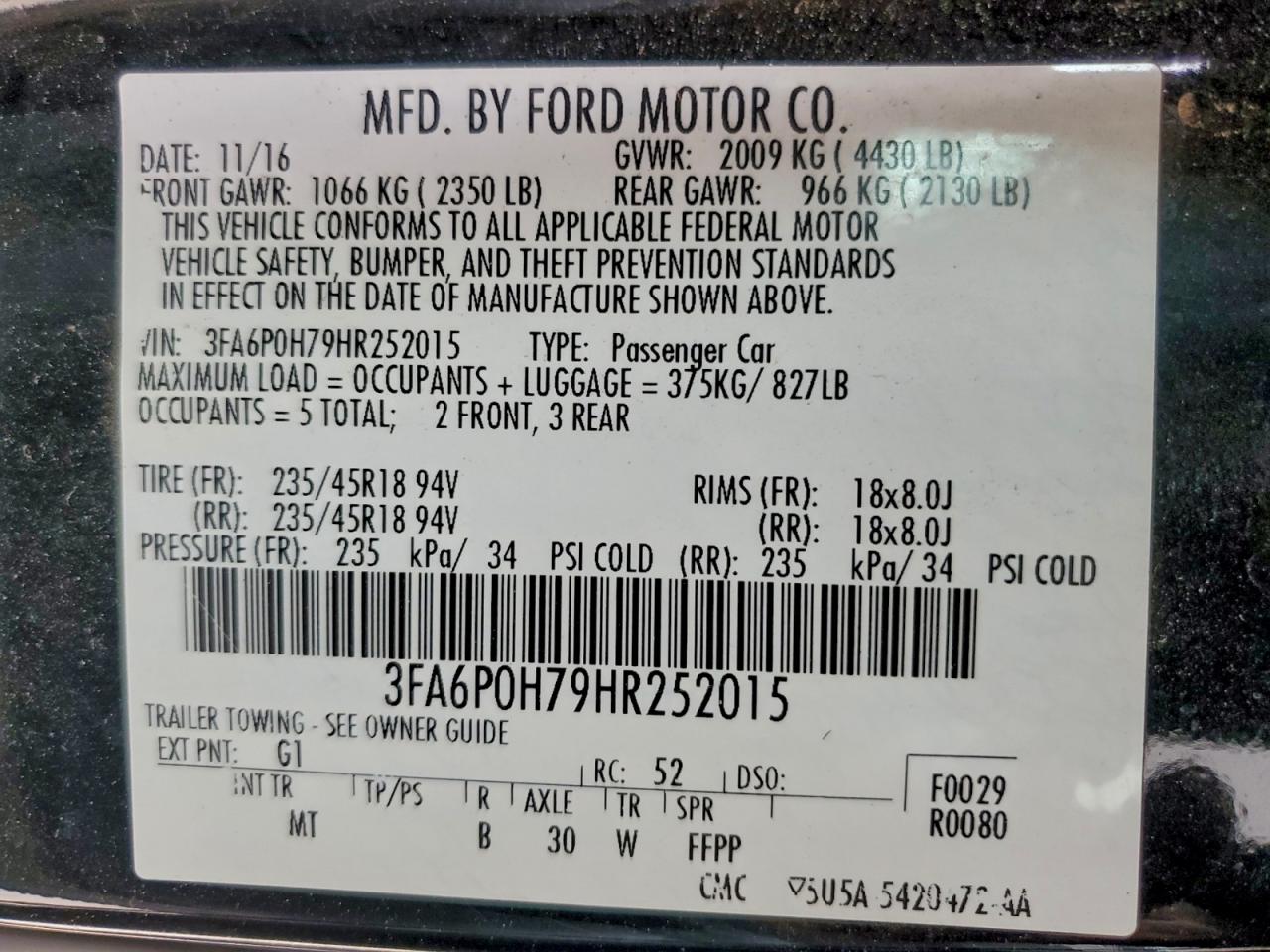 Ford Fusion Se Image 7