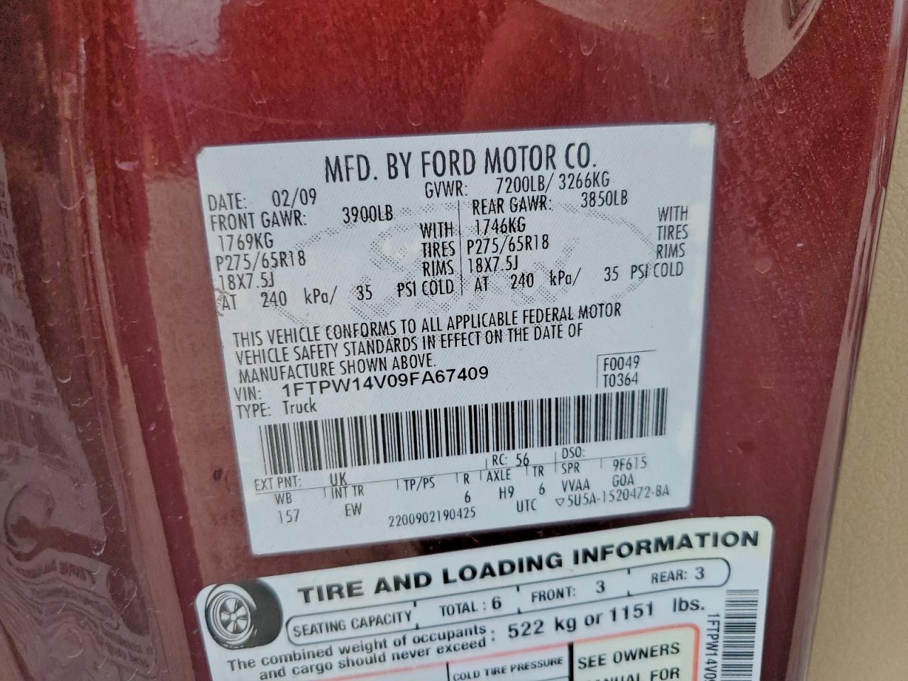 Ford F-150 Supercrew Image 8