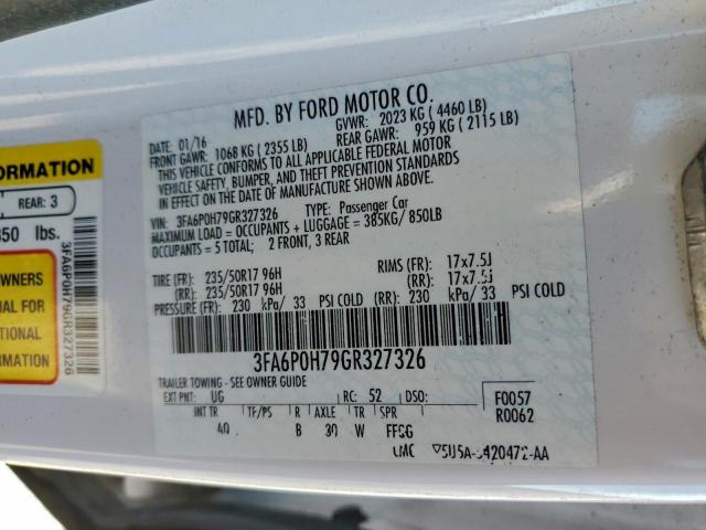 Ford Fusion Se Image 6