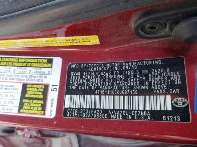 Toyota Camry L Image 12