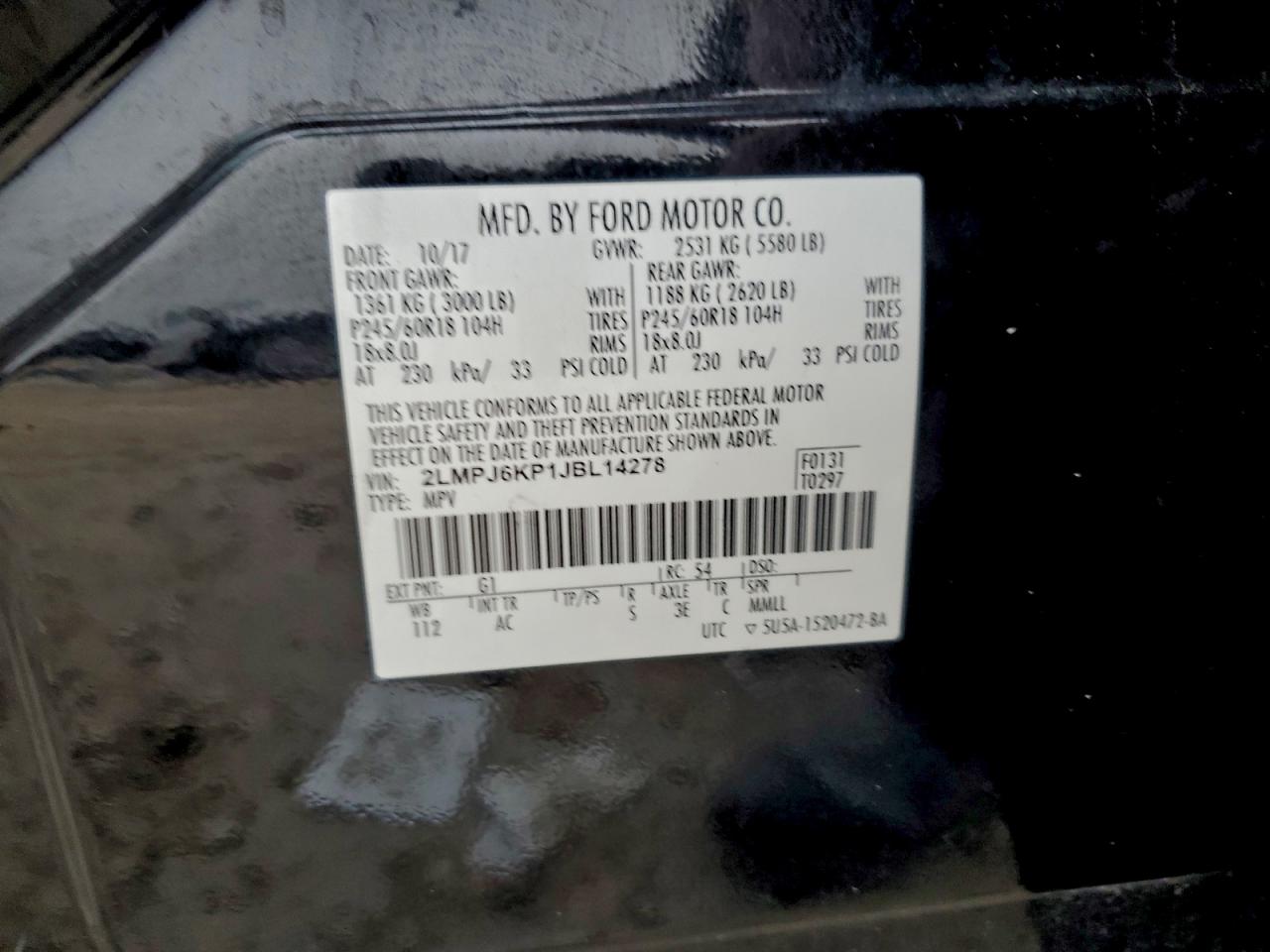 Lincoln MKX Select Image 11