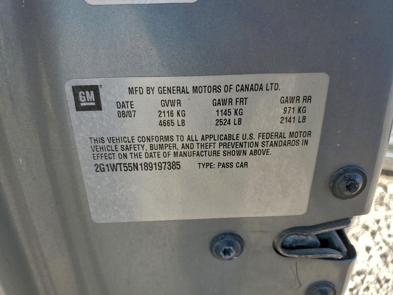 Chevrolet Impala Lt Image 11