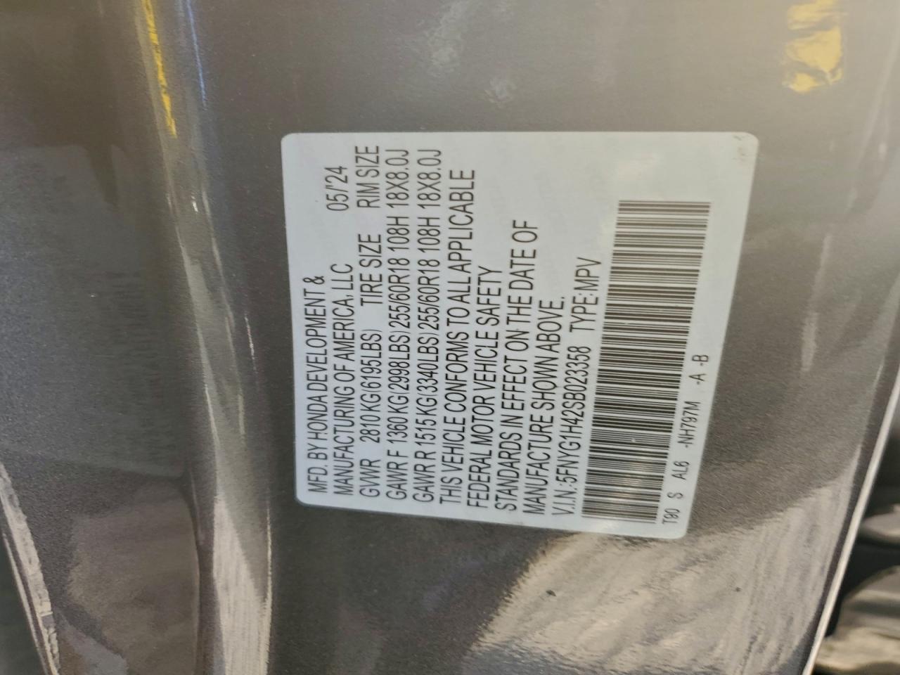 Honda Pilot Exl Image 12