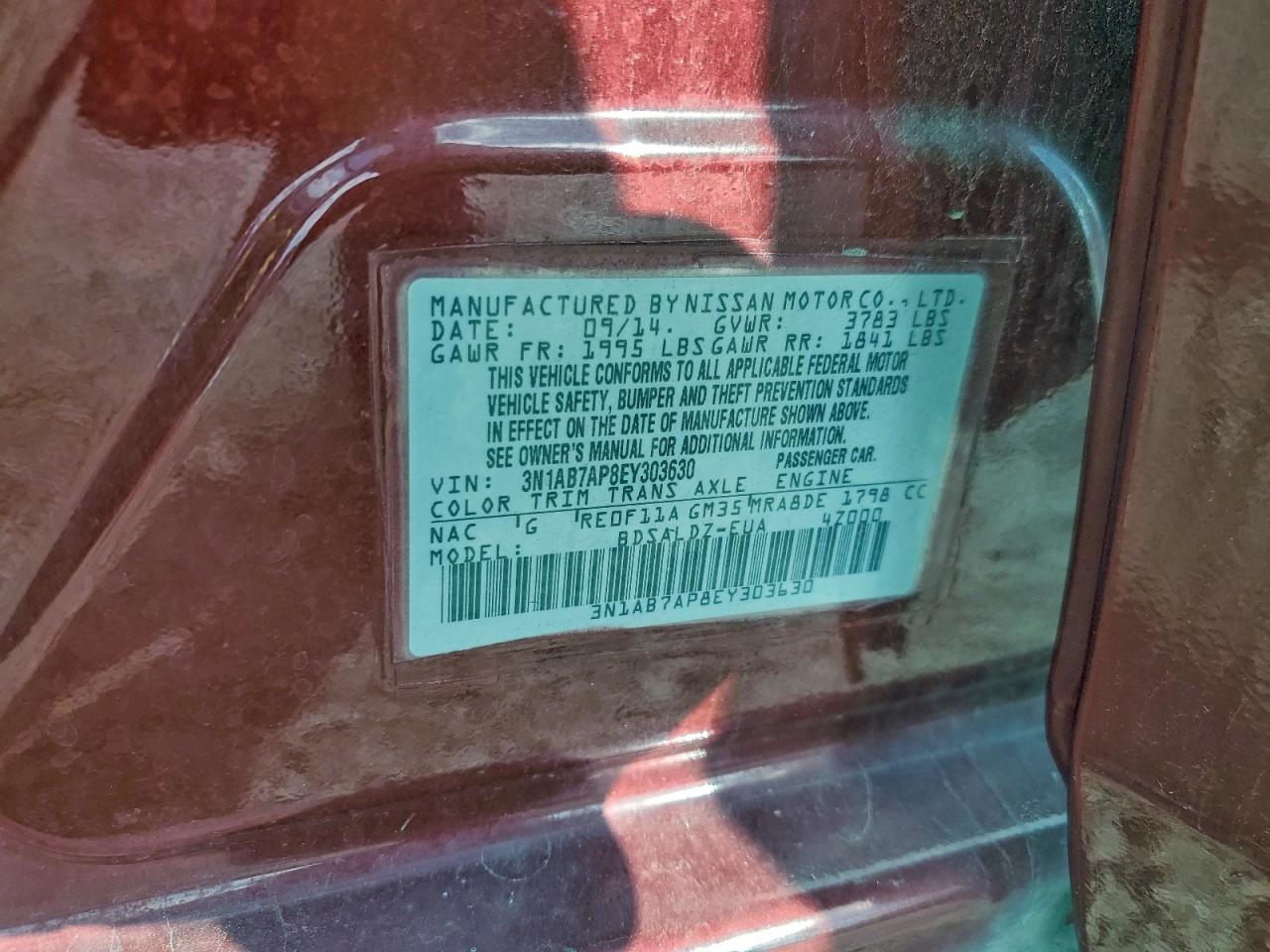 Nissan Sentra S Image 5