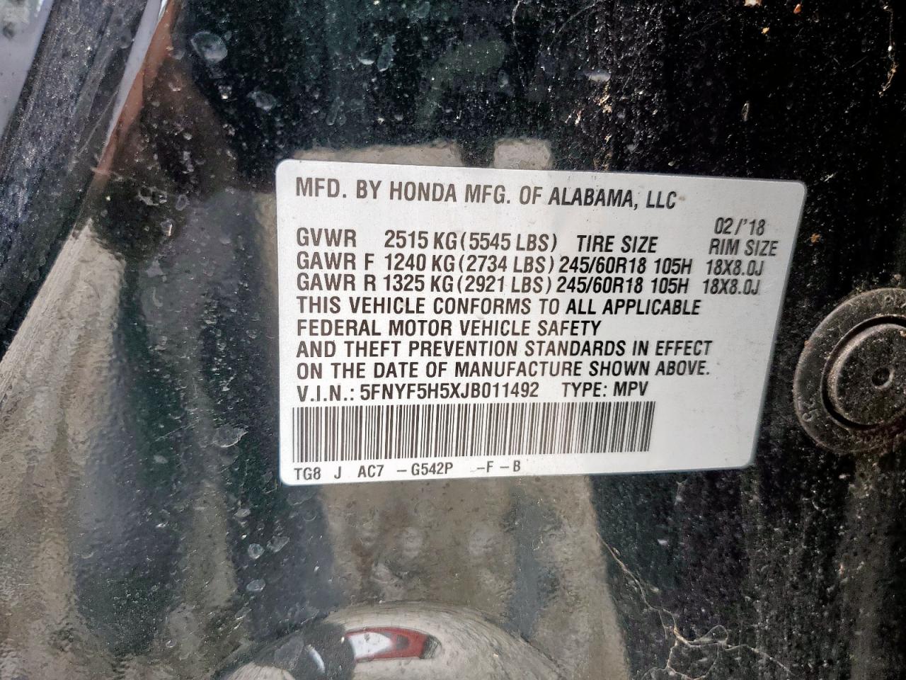 Honda Pilot Exl Image 10