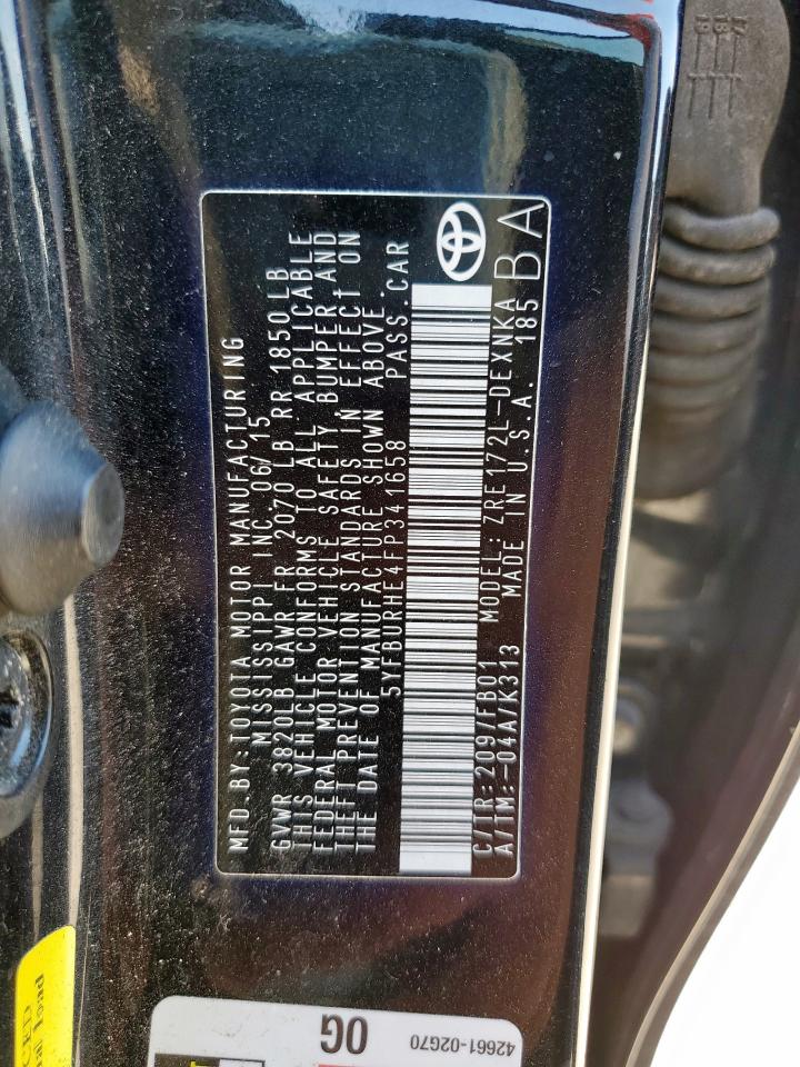 Toyota Corolla L Image 12