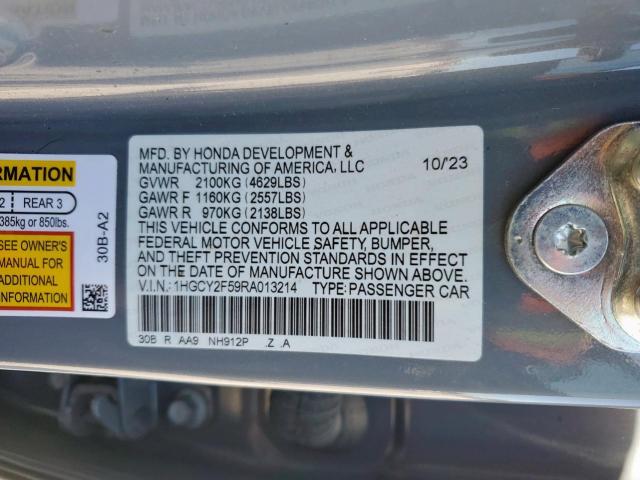 Honda Accord Hybrid Sport Image 12