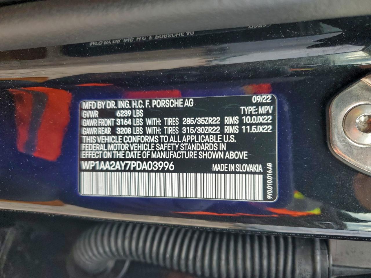 Porsche Cayenne Ba Base Image 3