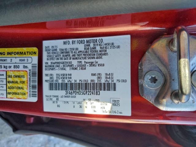 Ford Fusion Se Image 4