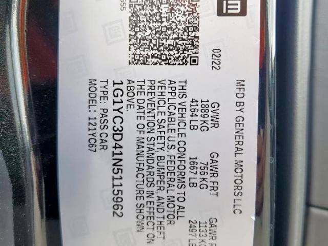 Chevrolet Corvette Stingray 3lt Image 8