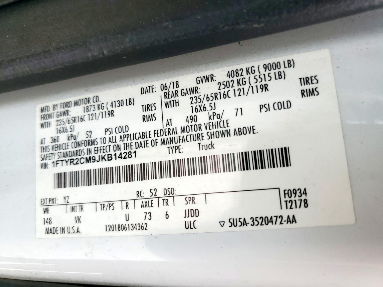 Ford Transit T-250 Image 10