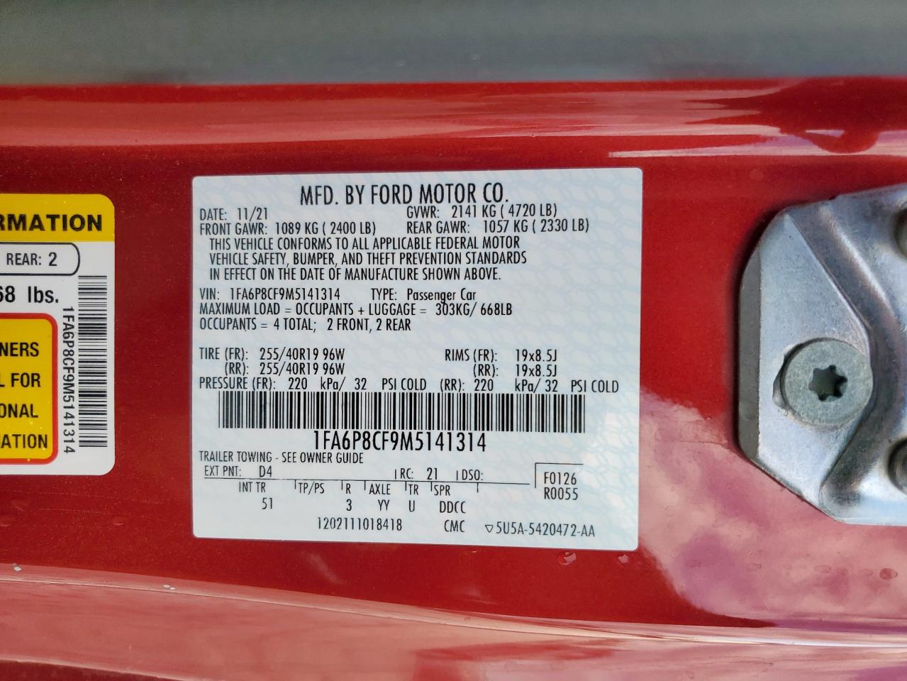 Ford Mustang Gt Image 7