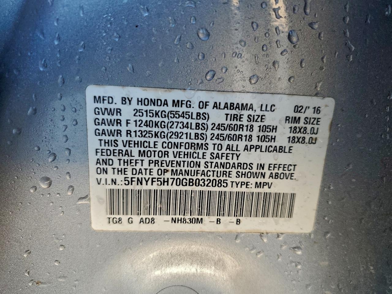 Honda Pilot Exln Image 12