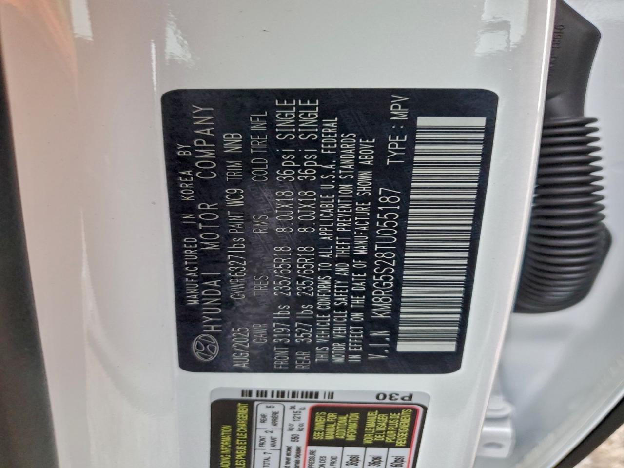 Hyundai PALISADE Sel Convenience Image 13