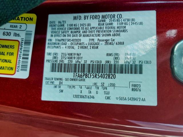 Ford Mustang Gt Image 9