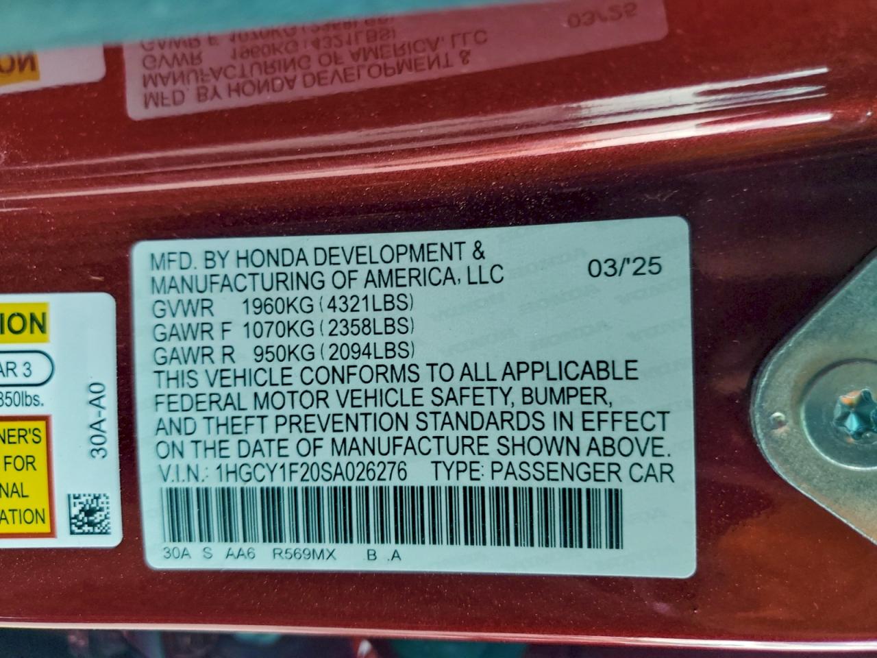 Honda Accord Lx Image 7