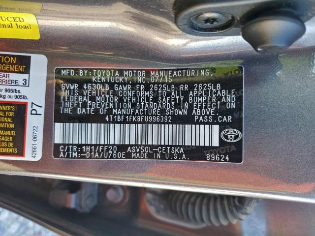 Toyota Camry Le Image 9