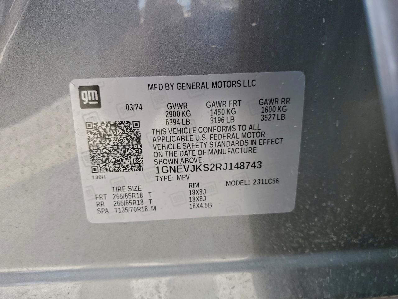 Chevrolet Traverse Lt Z71 Image 10