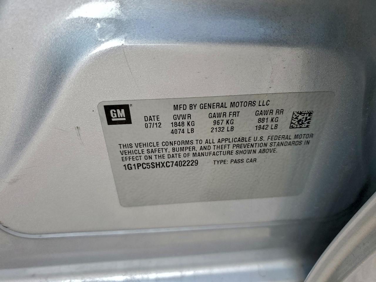 Chevrolet Cruze Ls Image 7