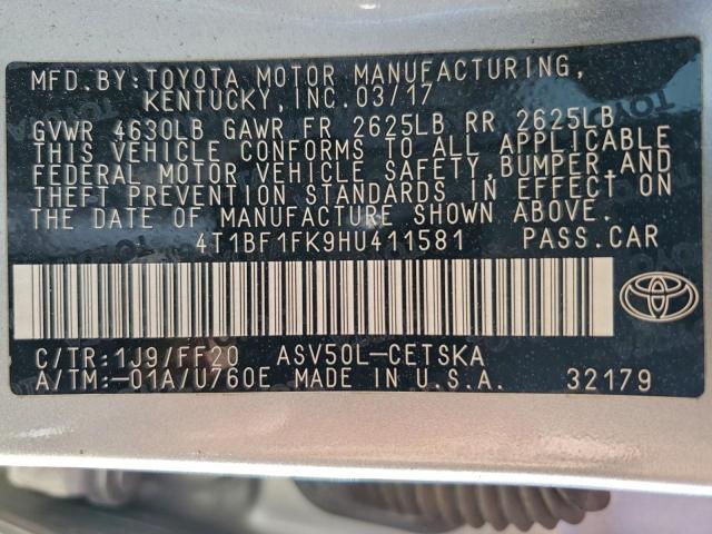 Toyota Camry Le Image 10