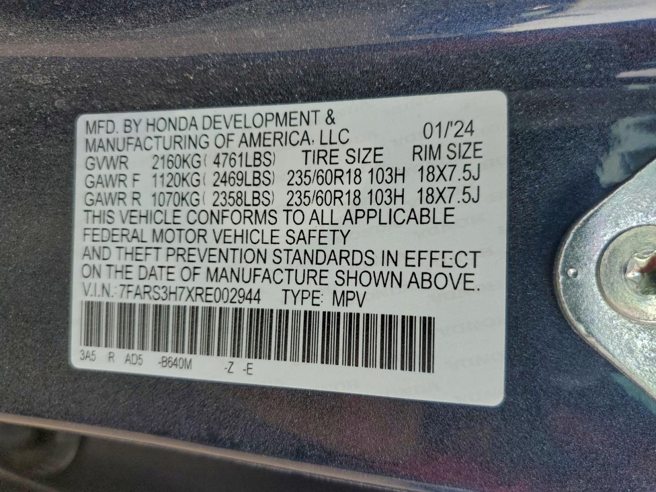 Honda Crv Exl Image 10