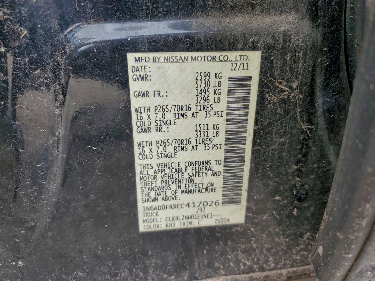 Nissan Frontier Sv Image 6