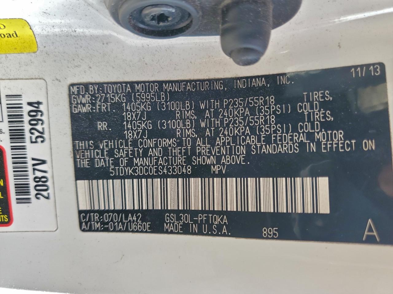 Toyota Sienna Xle Image 6