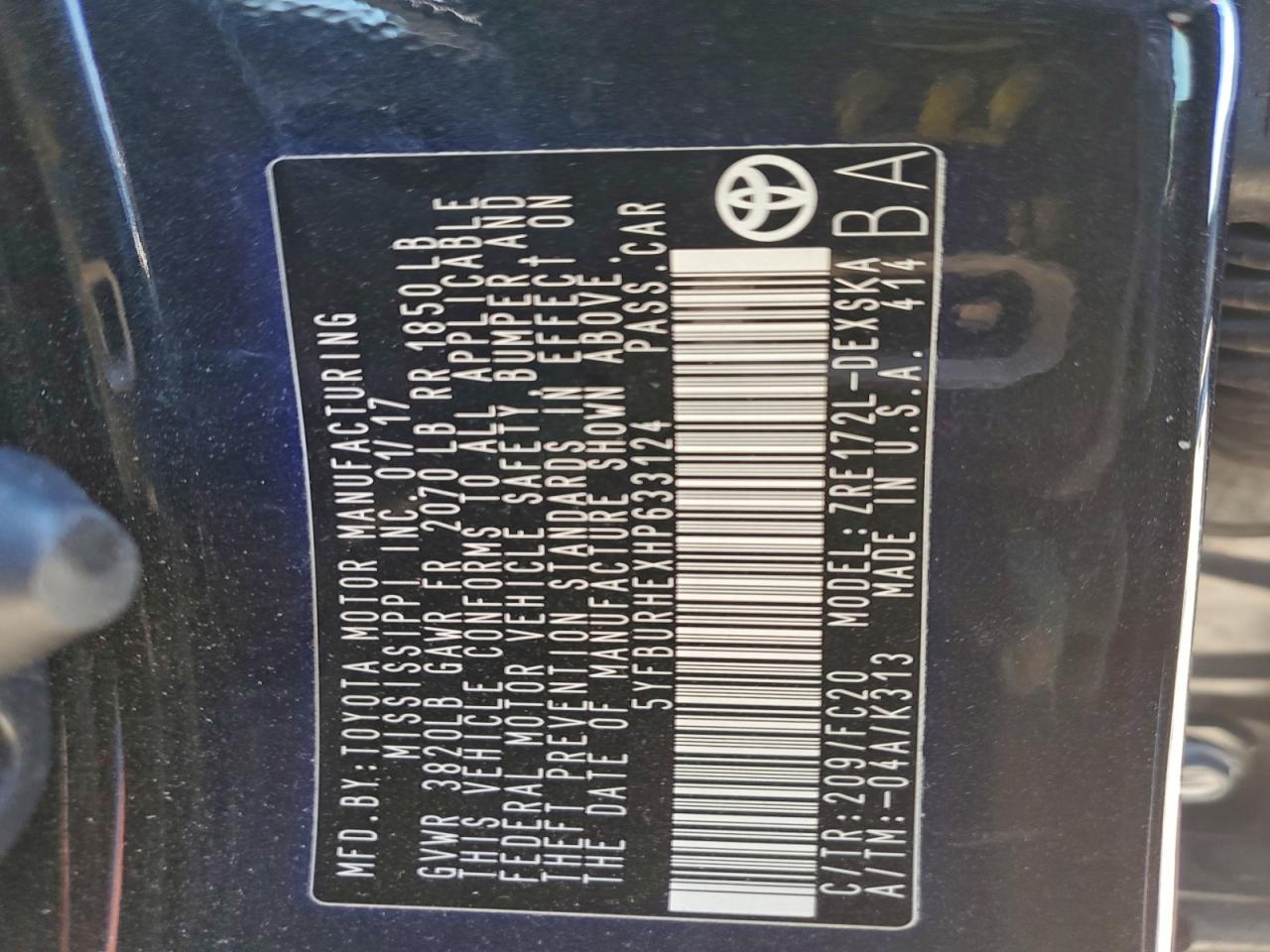 Toyota Corolla L Image 12