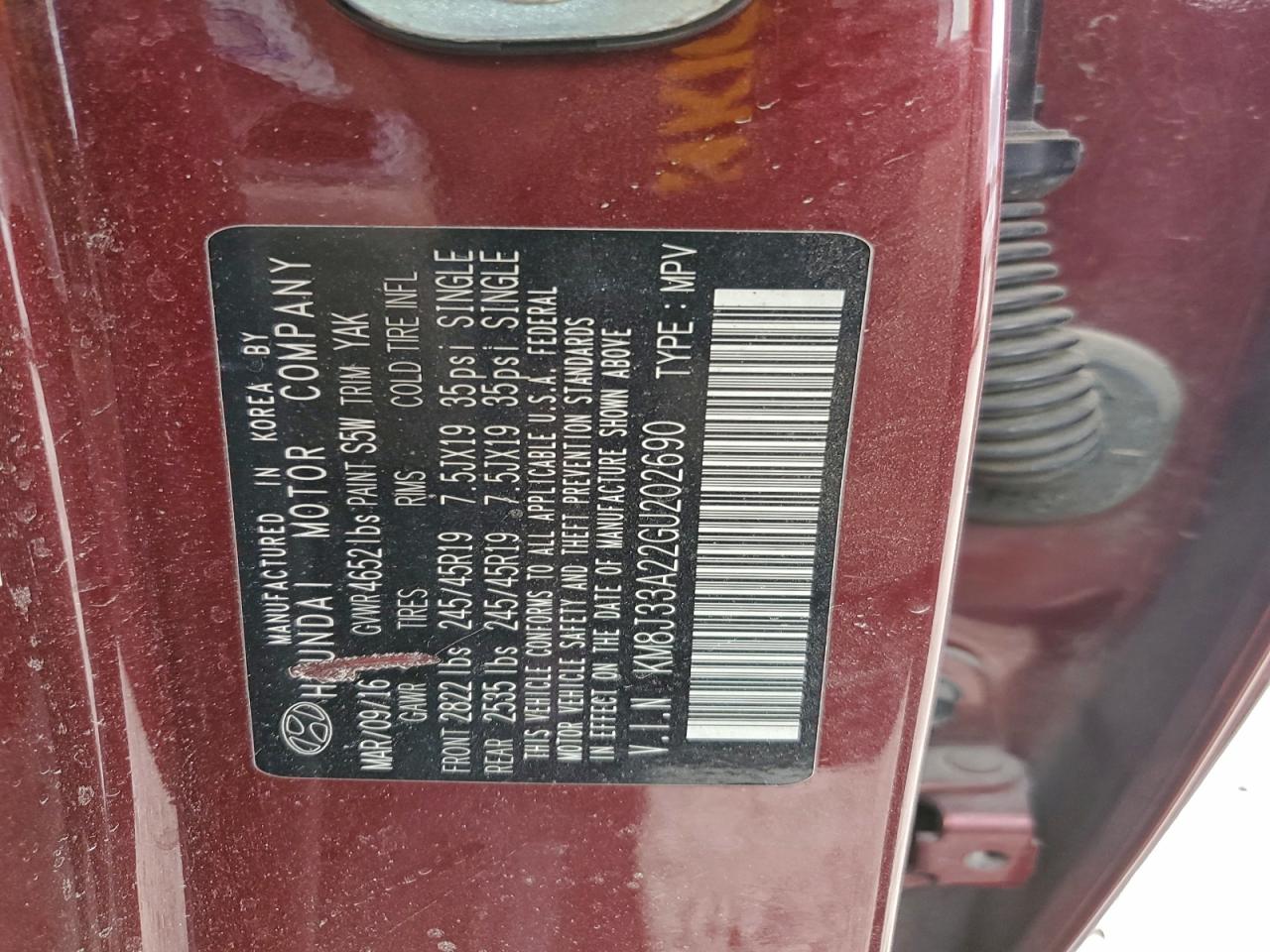 Hyundai TUCSON Limited Image 9