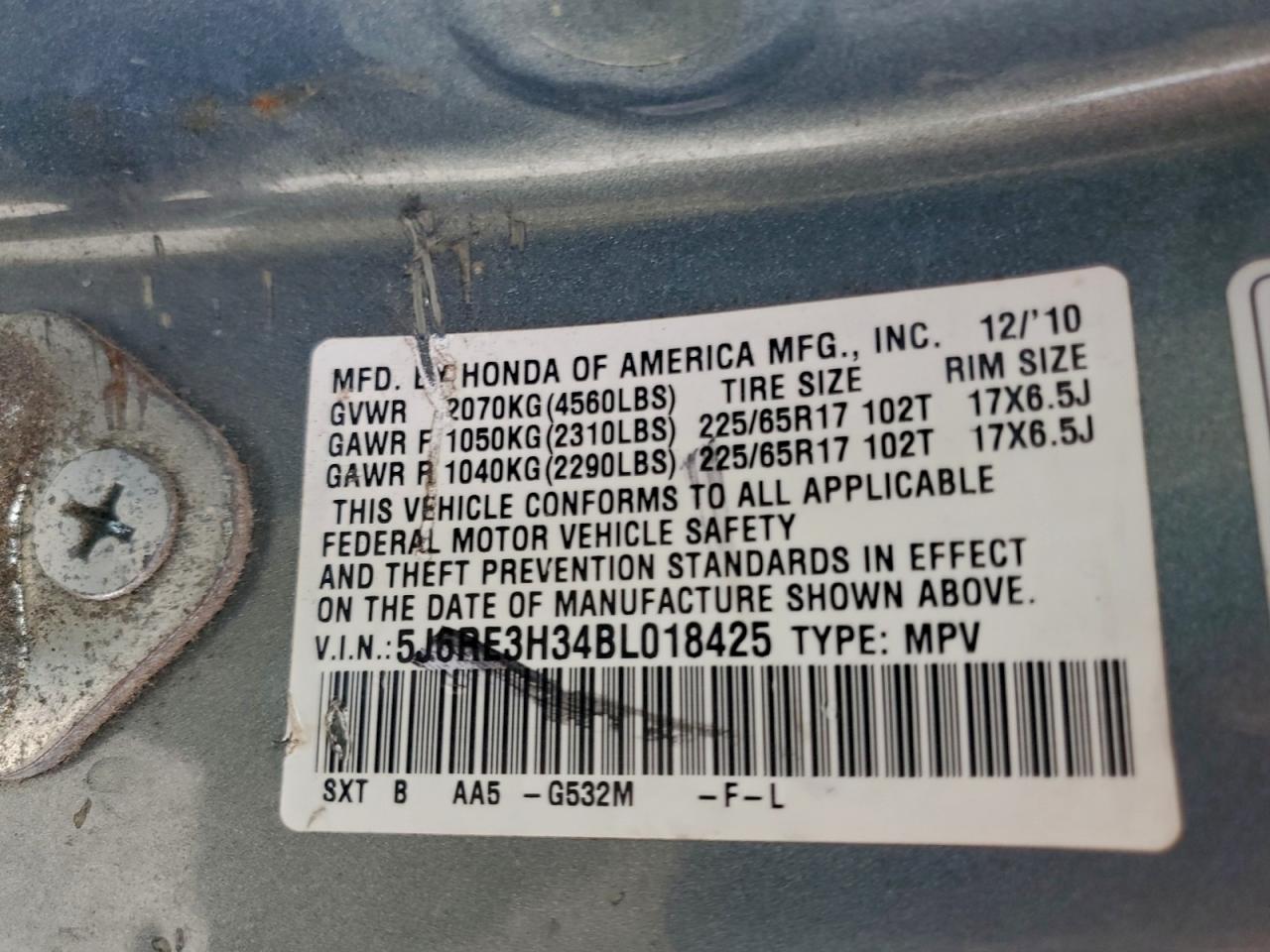 Honda Crv Lx Image 12