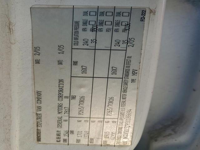 GMC Savana Rv G1500 Image 9