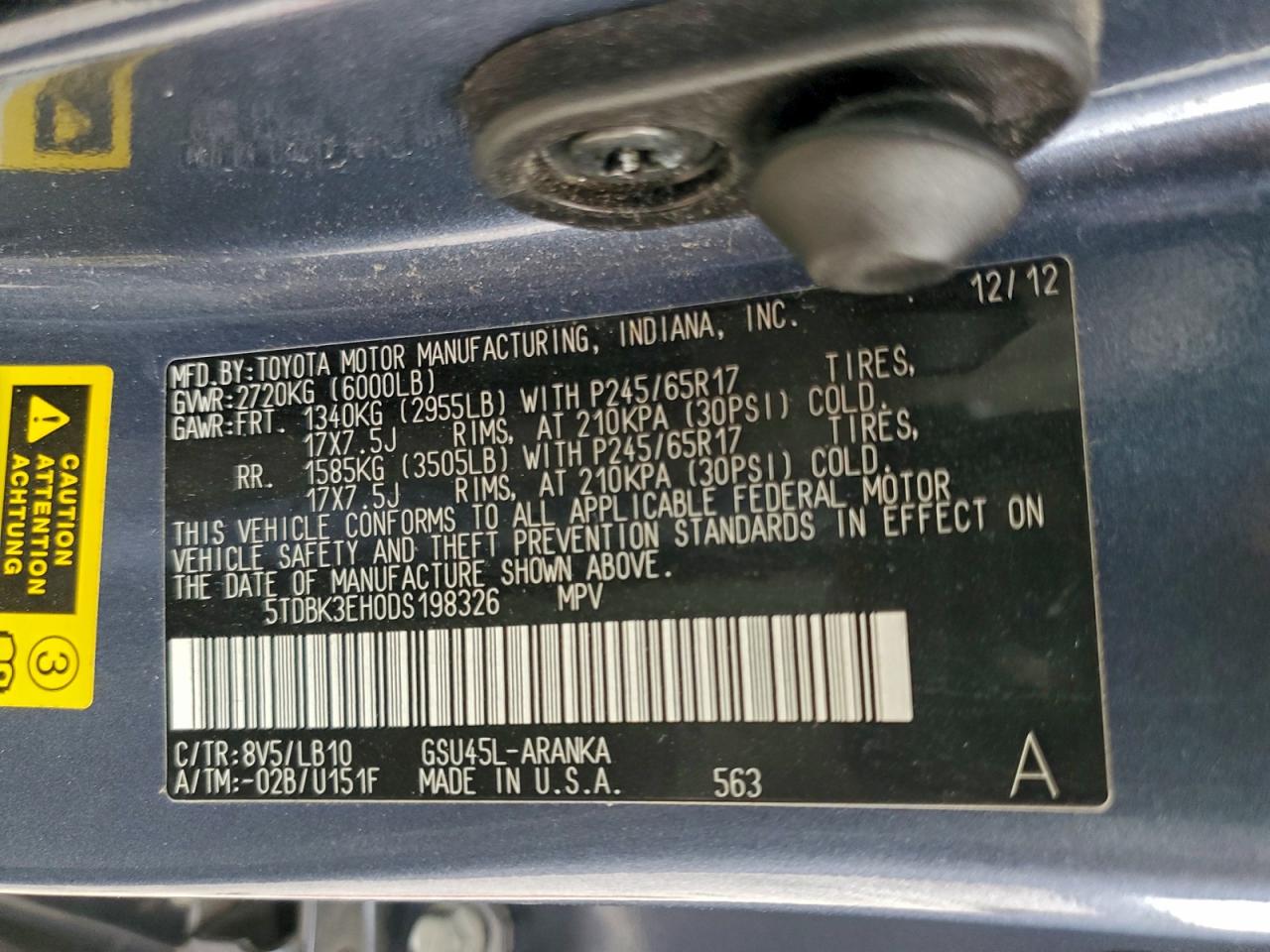 Toyota Highlander Base Image 6