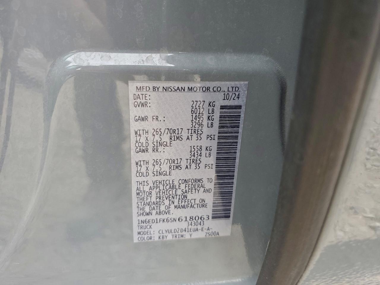 Nissan Frontier Sv Image 11