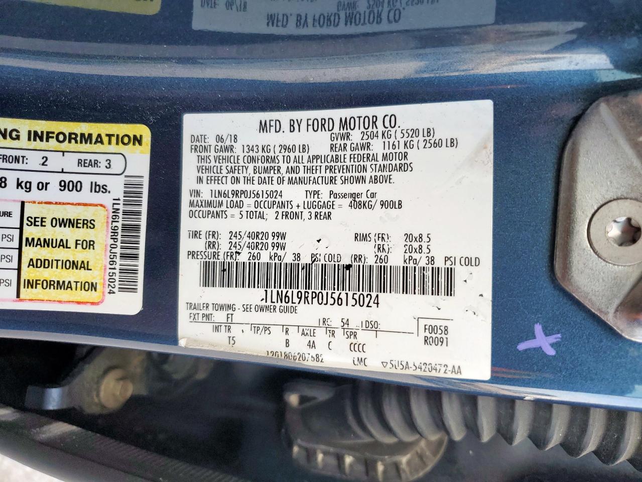 Lincoln Continental Reserve Image 9