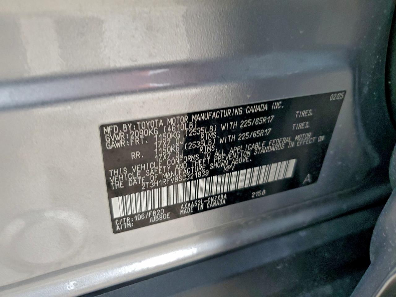 Toyota RAV4 Le Image 10